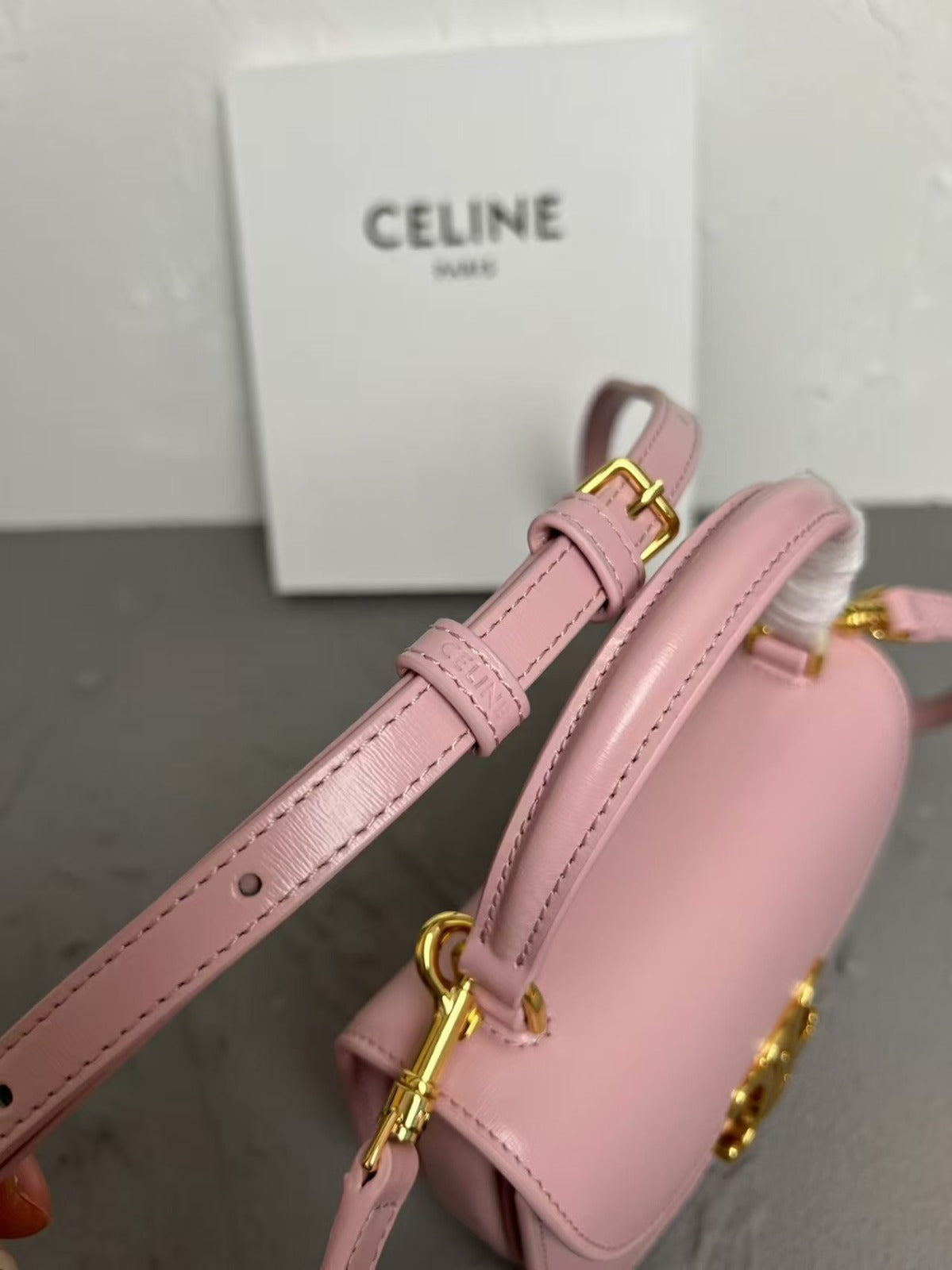 Mini Sakura Pink Saddle Bag
