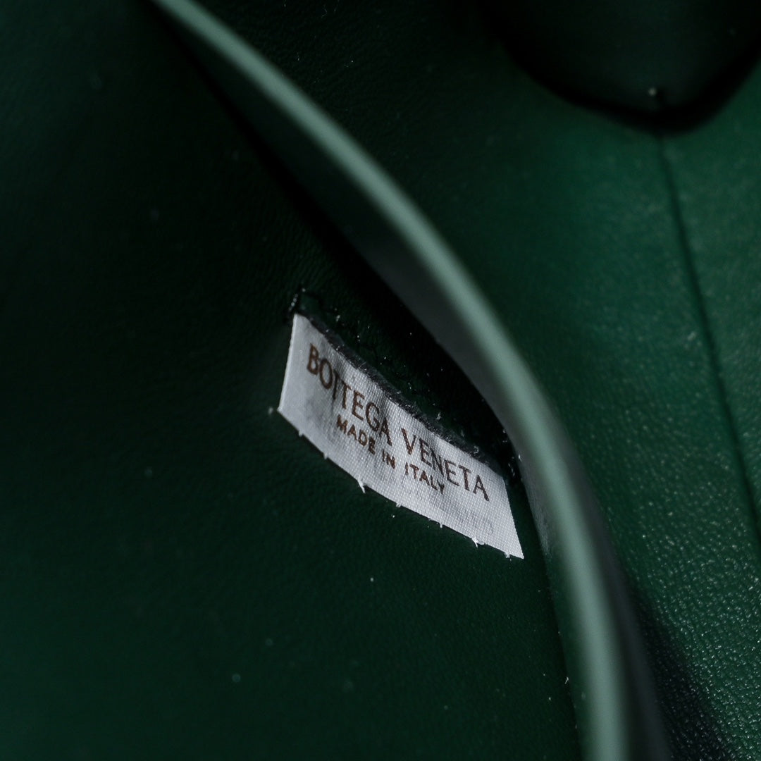 BV Long Clutch Andiamo 31 Dark Green Crocodile Calfskin Ghw