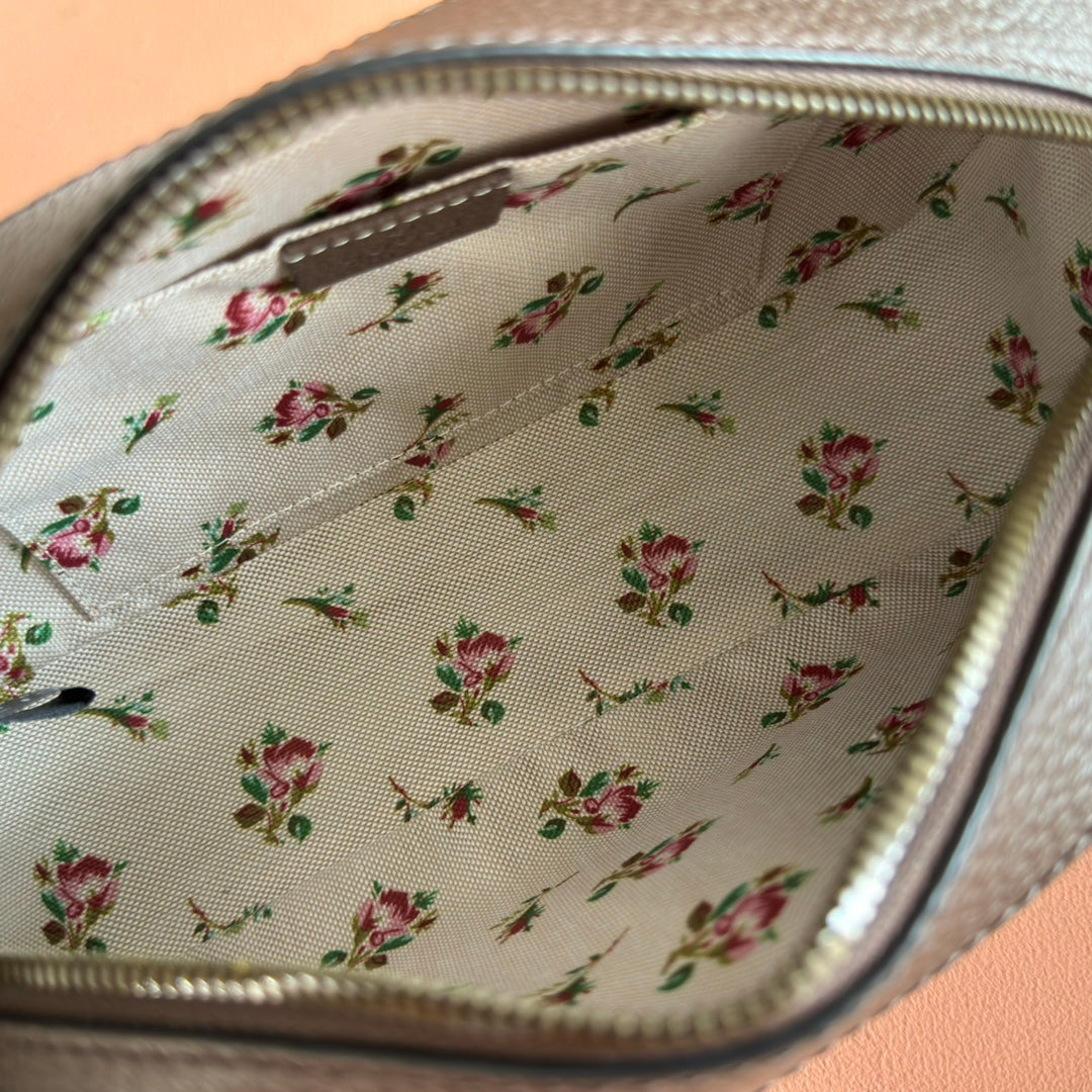 GUCCI NEO VINTAGE GG SUPREME TIGER HEAD CROSSBODY BAG 24 IN CANVAS