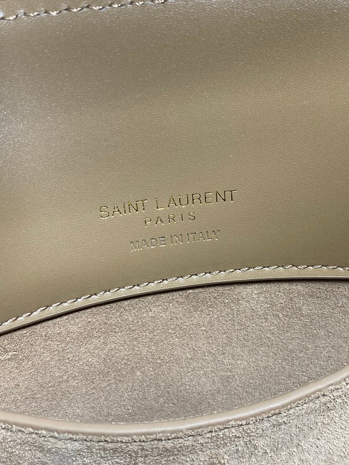 LE 37 SMALL BUCKET BAG 20 IN CEDAR BROWN CALFSKIN GOLD HARDWARE