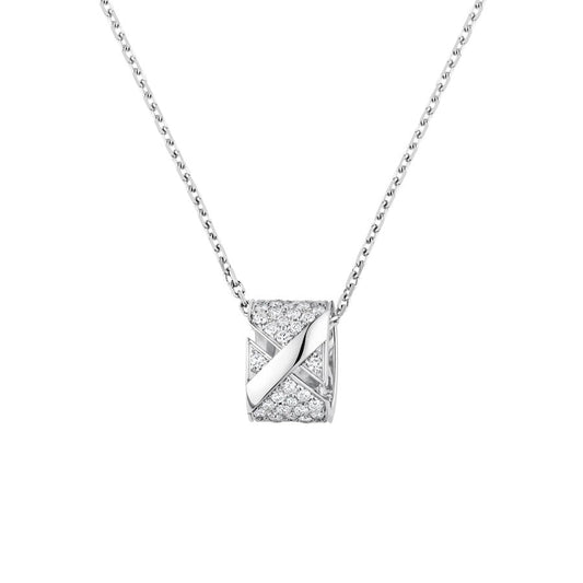 [AURORA]LIENS EVIDENCE DIAMOND PAVED NECKLACE