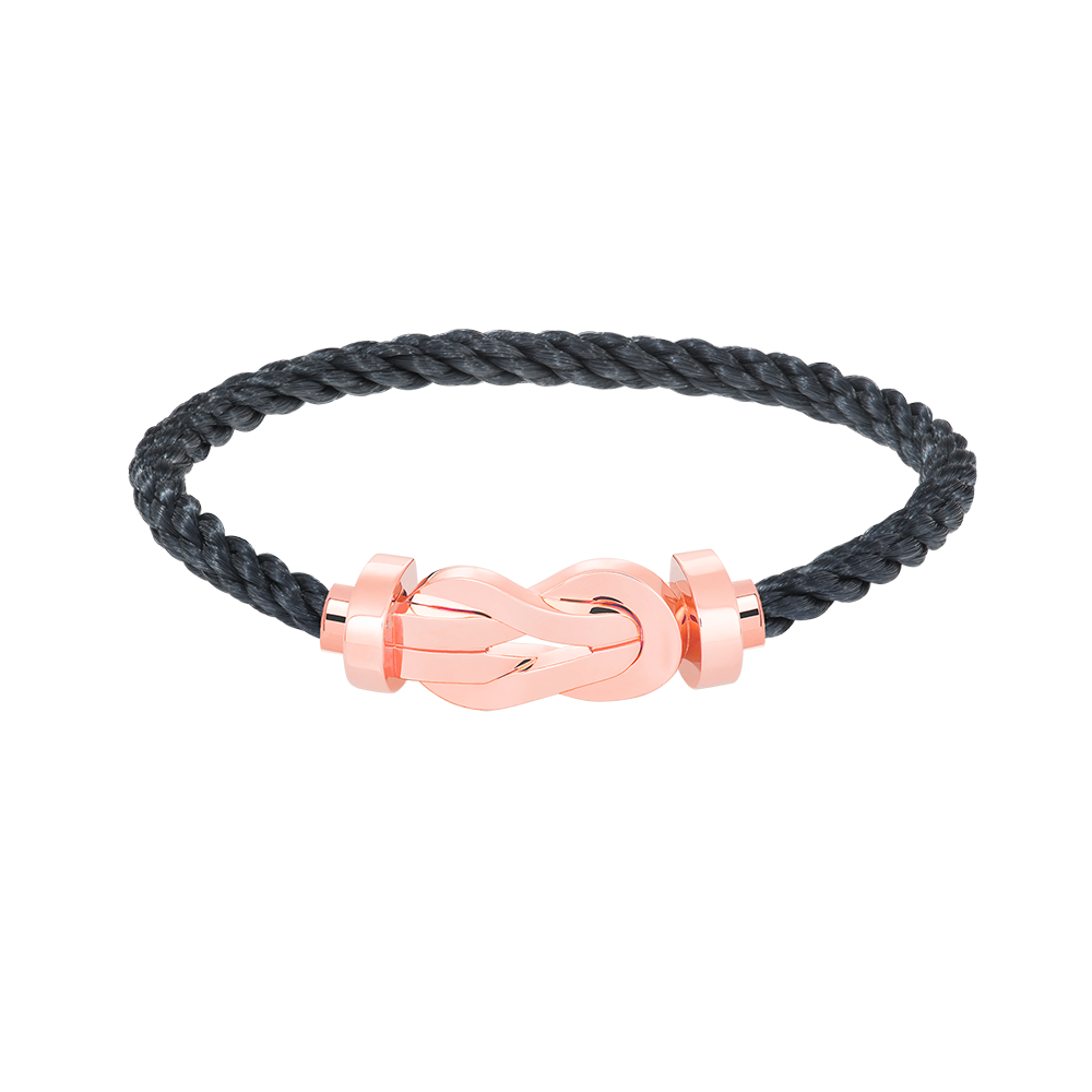 [AURORA]CHANCE LARGE 8 FIGURE BUCKLE NO DIAMOND BRACELET ROSE GOLD