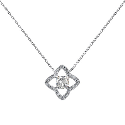 [AURORA]Exquisite Flower Shape Princess Cut Necklace