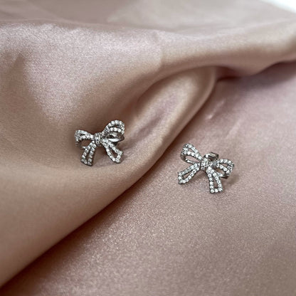 [AURORA]Dainty Bow Shape Earrings