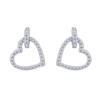 [AURORA]Dainty Heart Shape Earrings