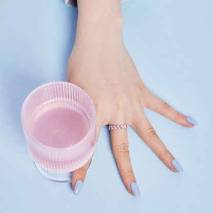 [AURORA]Delicate Vibrant Emerald Cut Daily Ring