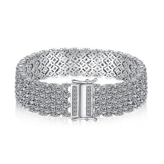 [AURORA]Ornate Elegant Round Cut Party Bracelet