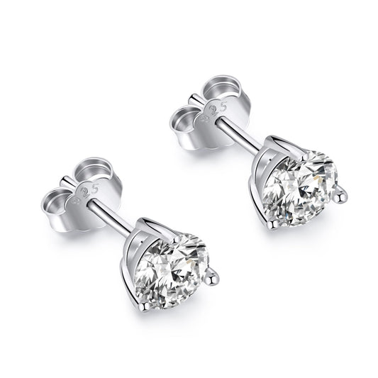 [AURORA]Dainty Round Shape Earrings