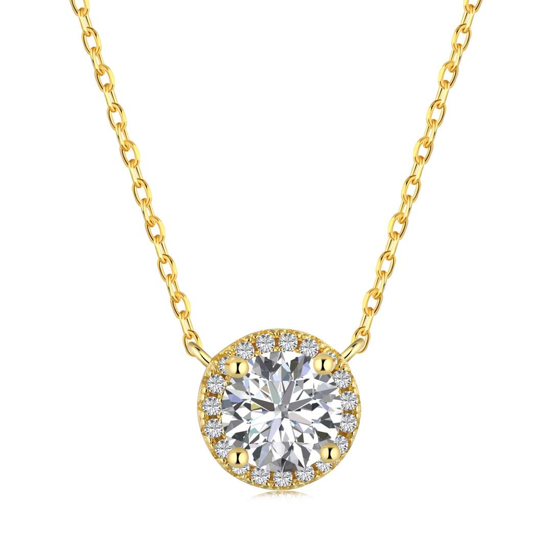[AURORA]Luxurious Round Cut Necklace