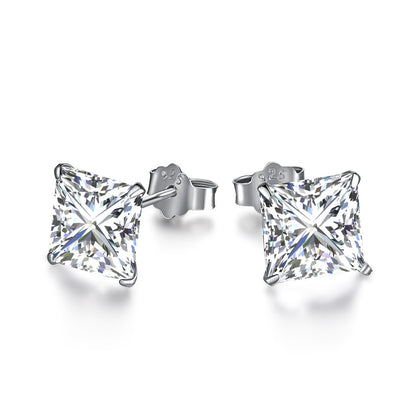 [AURORA]Ornate Square Shape Earrings