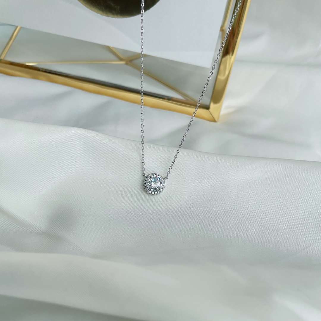 [AURORA]Luxurious Round Cut Necklace