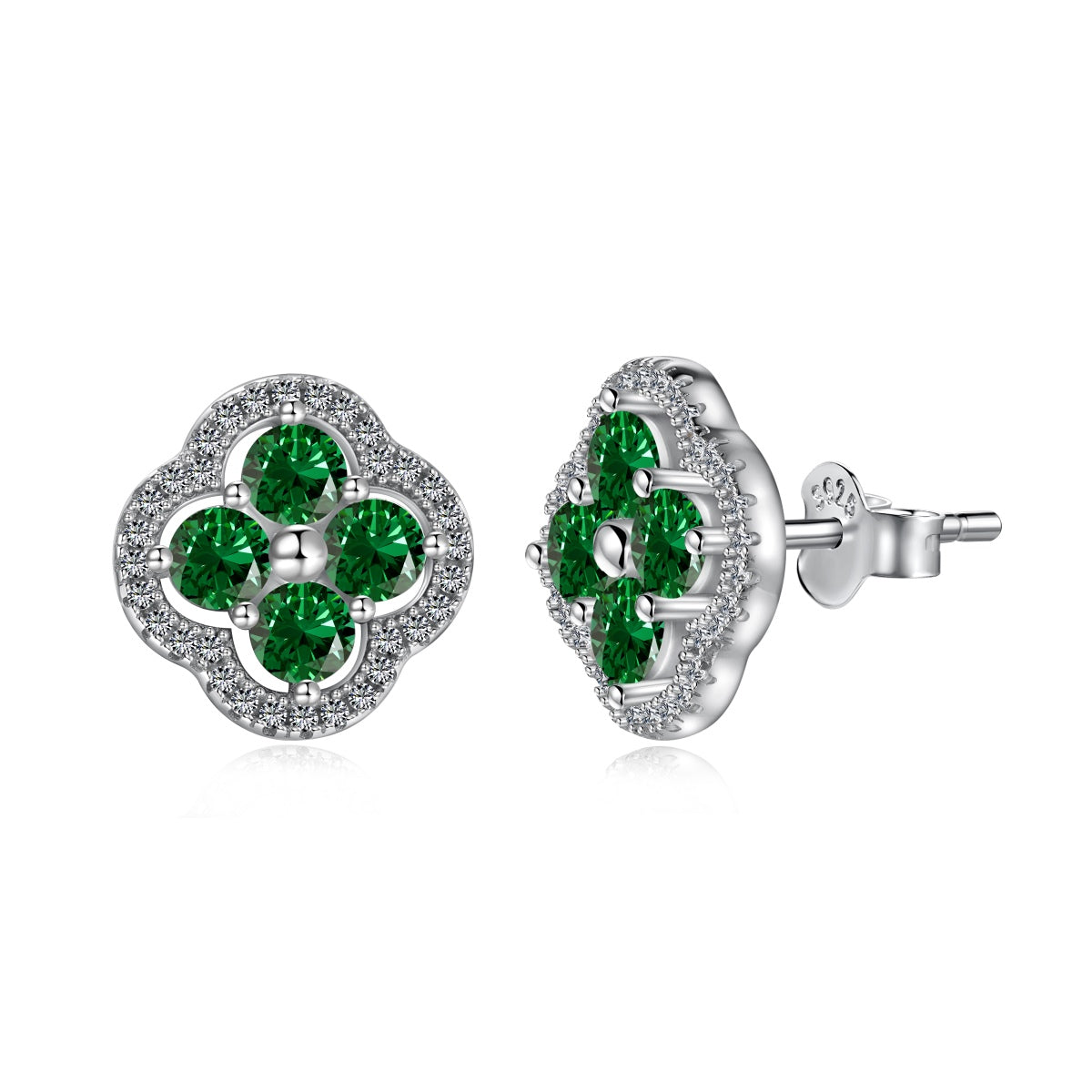 [AURORA]Four-Leaf Clover Exquisite Earrings
