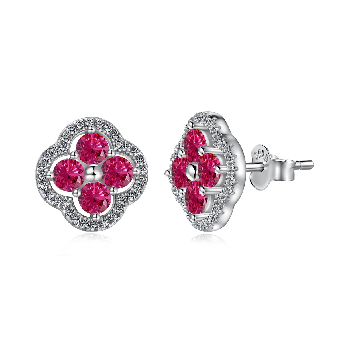 [AURORA]Four-Leaf Clover Exquisite Earrings