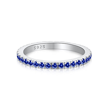 [AURORA]Delicate Sparkling Round Cut Daily Ring