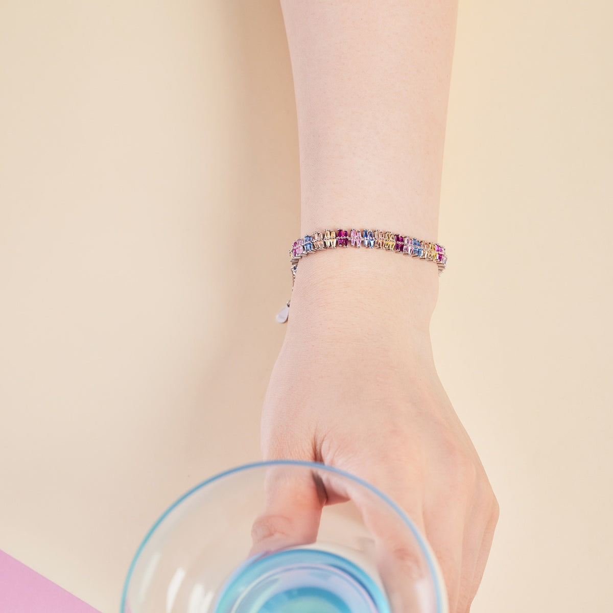 [AURORA]Sparkling Exquisite Multi Cut Party Bracelet