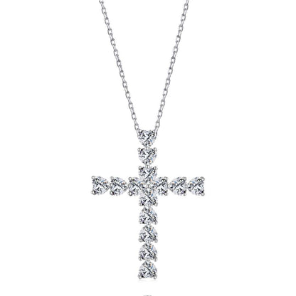 [AURORA]Radiant Cross Shape Necklace