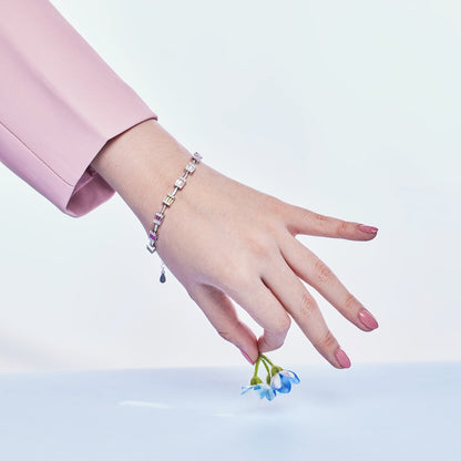 [AURORA]Dainty Charming Emerald Cut Daily Bracelet