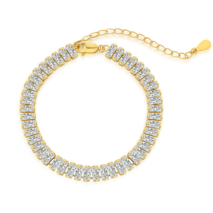 [AURORA]Exquisite Emerald Cut Daily Bracelet