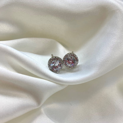 [AURORA]Classic Princess Round Shape Earrings
