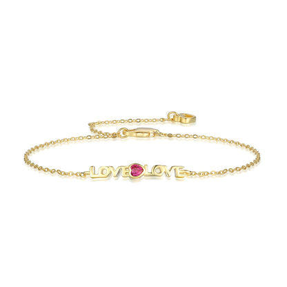 [AURORA]Romantic Heart Shape Lover Bracelet