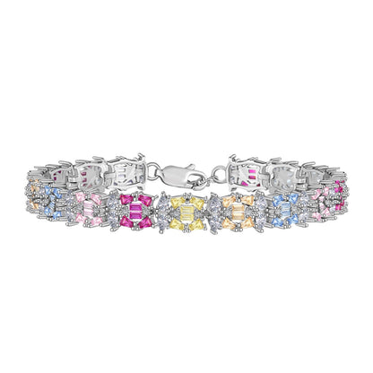 [AURORA]Delicate Colorful Multi Cut Party Bracelet