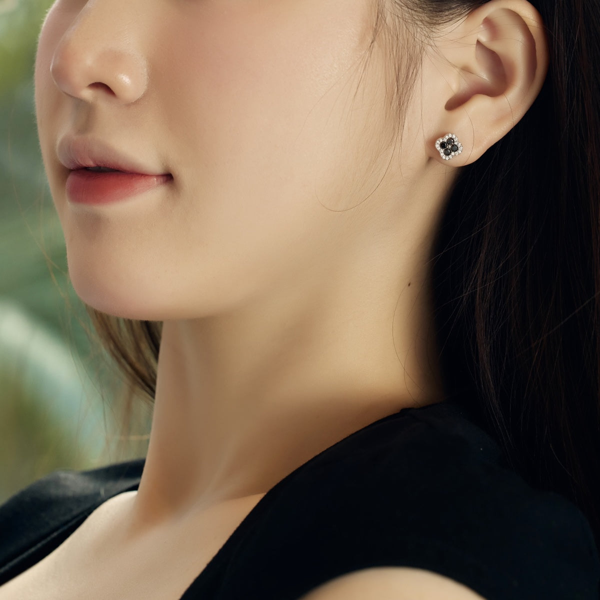 [AURORA]Four-Leaf Clover Flower Shaped Earrings
