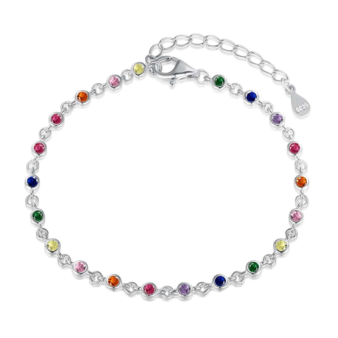 [AURORA]Colorful Bead Array Bracelet