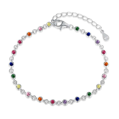 [AURORA]Colorful Bead Array Bracelet
