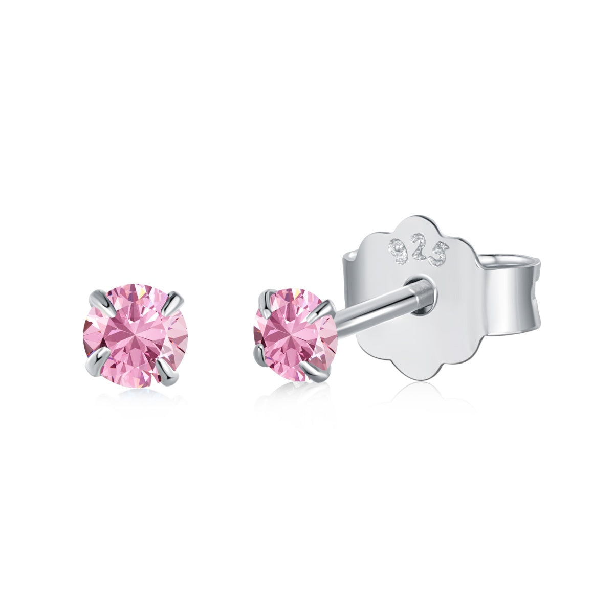 [AURORA]Delicate Solitaire Earrings