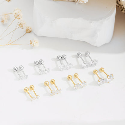 [AURORA]Unique U-Shaped Ear Bone Earrings