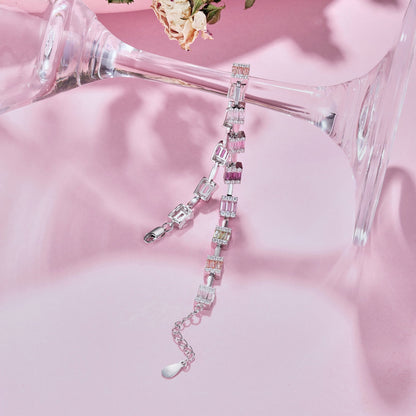 [AURORA]Dainty Charming Emerald Cut Daily Bracelet