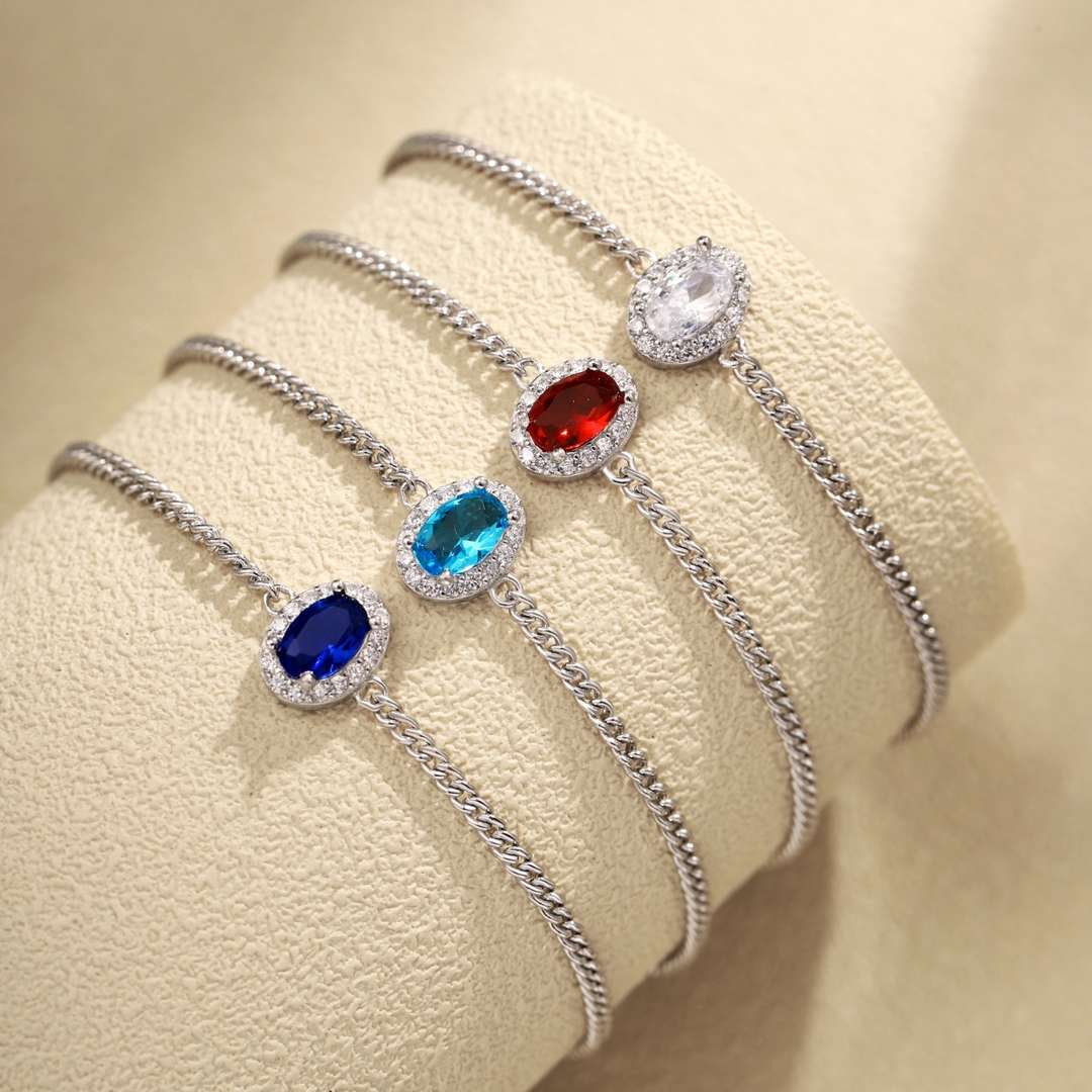[AURORA]Exquisite Oval Shape Bracelet