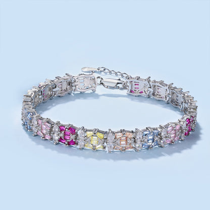 [AURORA]Delicate Colorful Multi Cut Party Bracelet