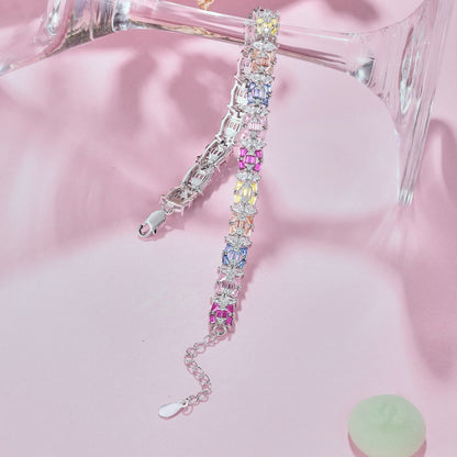 [AURORA]Delicate Colorful Multi Cut Party Bracelet