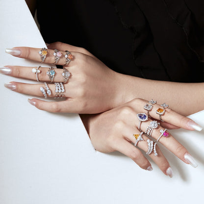 [AURORA]Unique Vivid Snake Shape Daily Ring