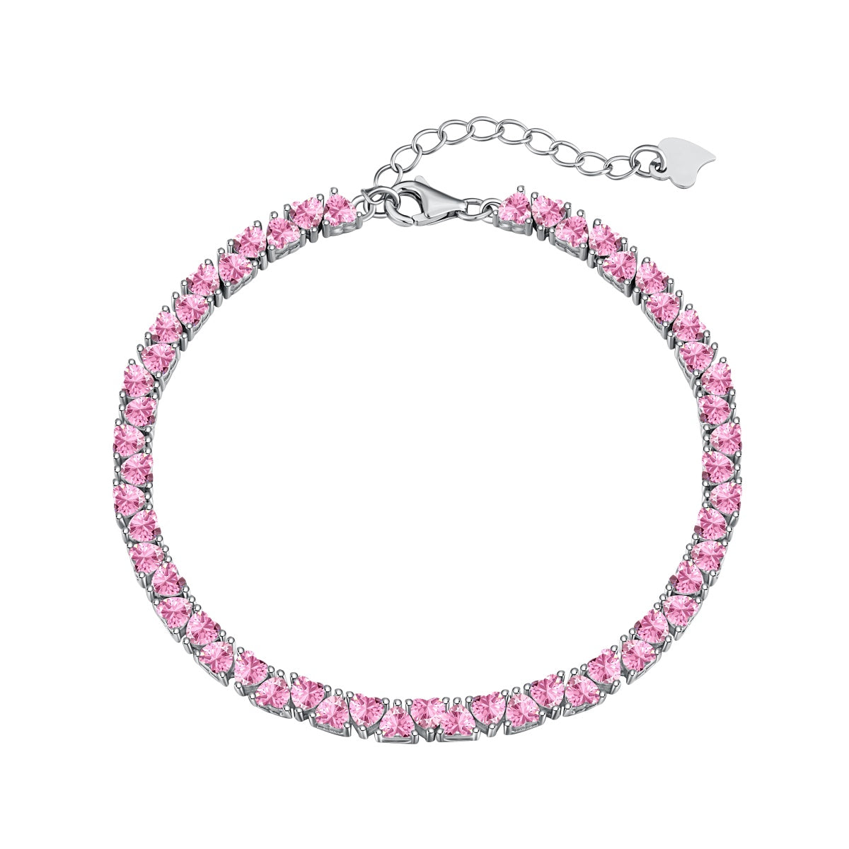 [AURORA]Dazzling Romantic Heart Bracelet
