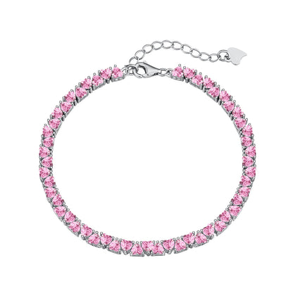 [AURORA]Dazzling Romantic Heart Bracelet