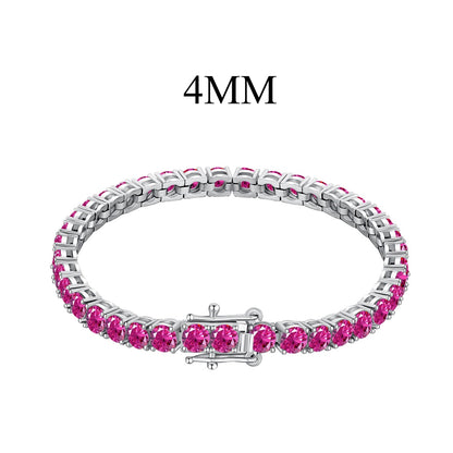 [AURORA]Radiant Colorful Round Cut Party Bracelet