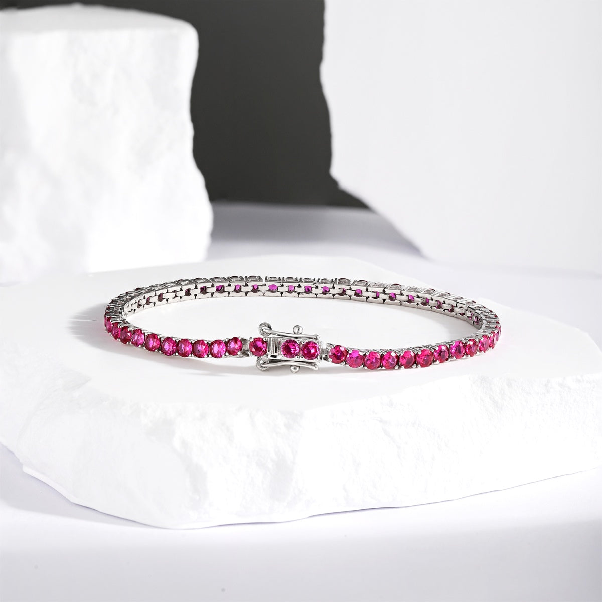 [AURORA]Radiant Colorful Round Cut Party Bracelet