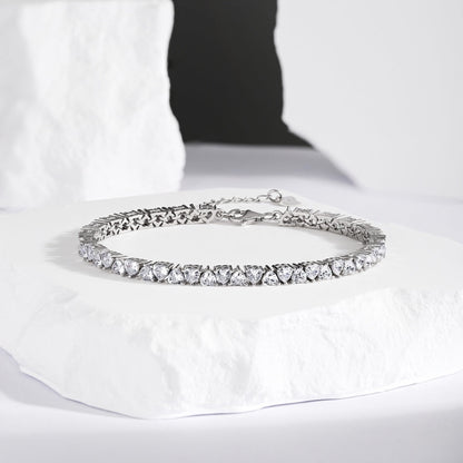 [AURORA]Dazzling Romantic Heart Bracelet