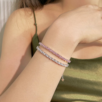 [AURORA]Dazzling Romantic Heart Bracelet
