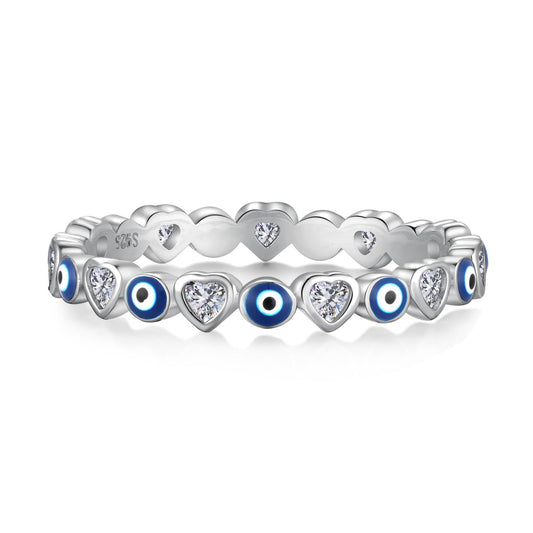 [AURORA]Radiant Colorful Round Shape Daily Ring