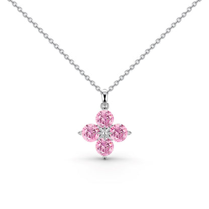 [AURORA]Four-Leaf Clover And Eight-Pointed Star Necklace