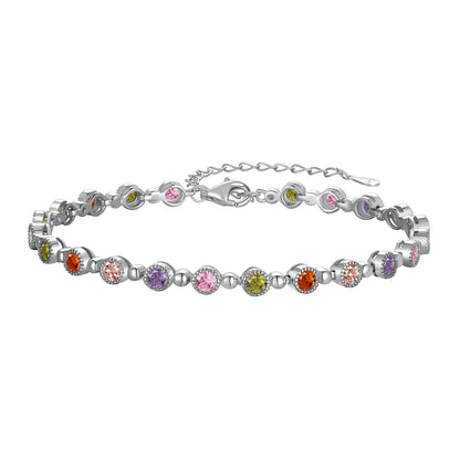 [AURORA]Sparkling Exquisite Round Cut Party Bracelet