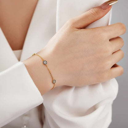 [AURORA]Delicate Round Shape Pendent Necklace