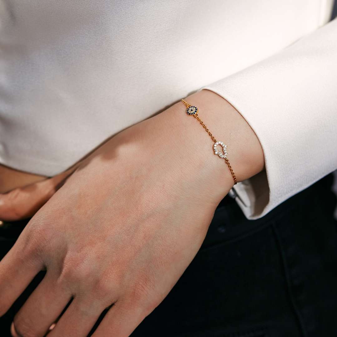 [AURORA]Gost Shape & Round Shape Necklace