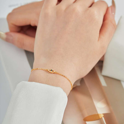 [AURORA]Evil Eye Shape Necklace