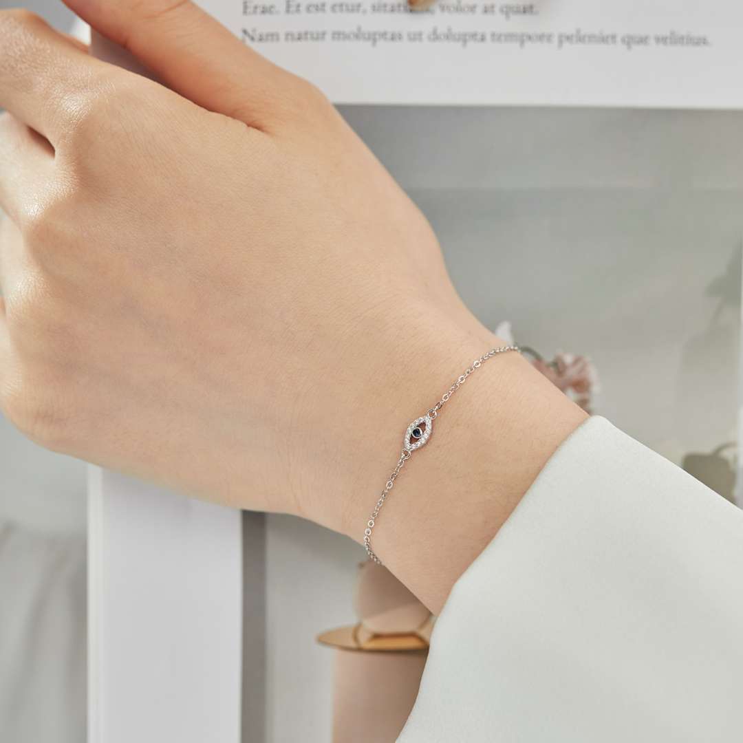 [AURORA]Evil Eye Shape Necklace