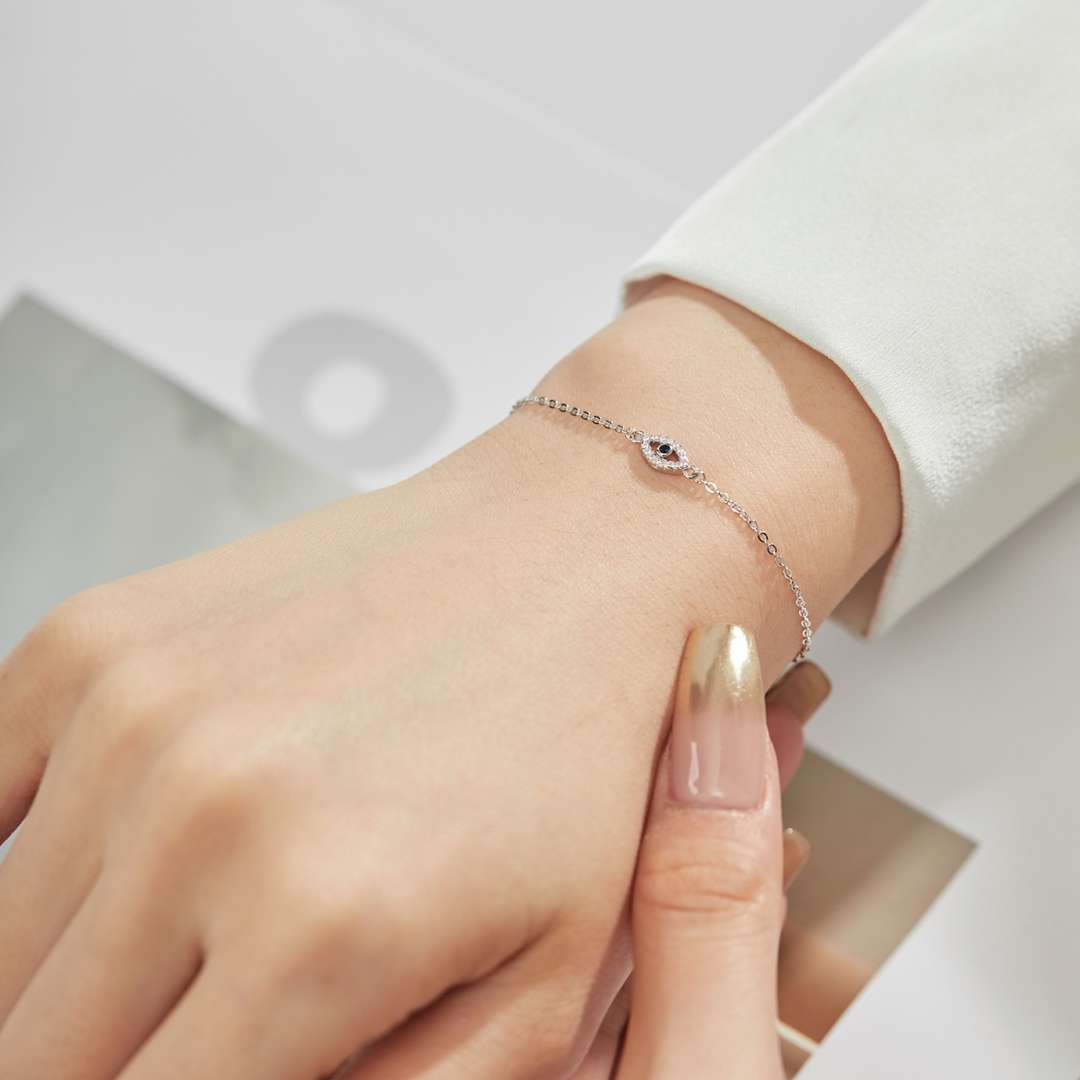 [AURORA]Evil Eye Shape Necklace