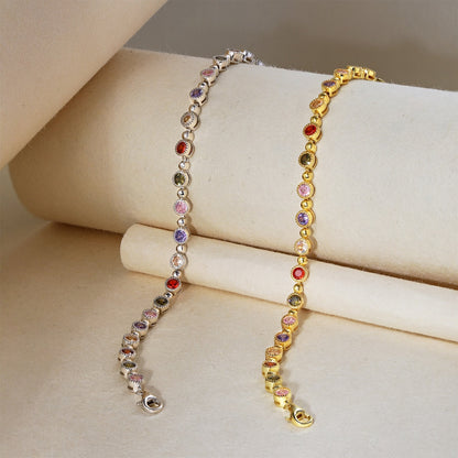 [AURORA]Sparkling Exquisite Round Cut Party Bracelet